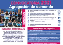 Cierre Convocatoria - Agregación por demanda 2021