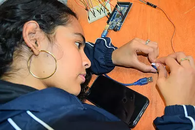 Taller Sala de Innovación, IE Palmarito, Huila