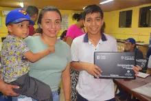 Entrega de equipos en Codazzi, Cesar