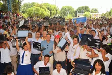 Entrega de Computadores para Educar en Santa Ana, Magdalena