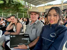 Entrega de computadores en Neira, Caldas