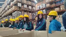 Estudiantes de la Institución Educativa, IED Chuniza de Bogotá