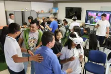 Regresaron los niños a la sala de innovación