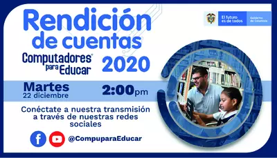 Computadores para Educar rindió cuentas a la ciudadanía