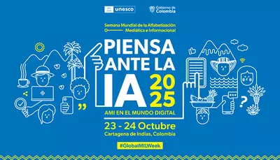 Colombia será sede de la Semana Mundial de Alfabetización Mediática e Informacional 2025 de la UNESCO