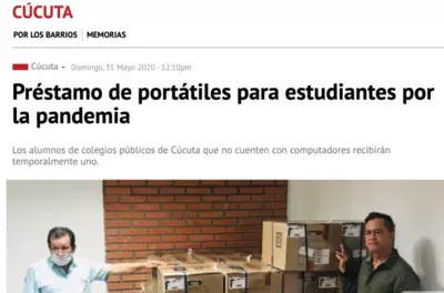 Préstamo de portátiles para estudiantes por la pandemia