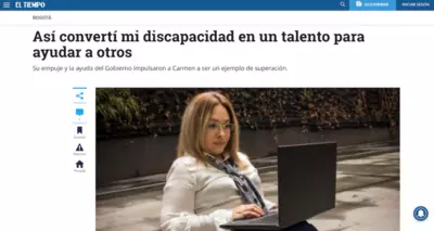 Así convertí mi discapacidad en un talento para ayudar a otros