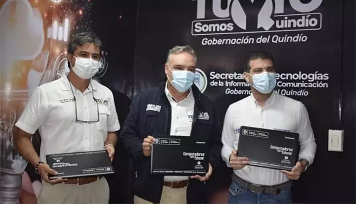 El Quindío recibió 1.210 Computadores para Educar