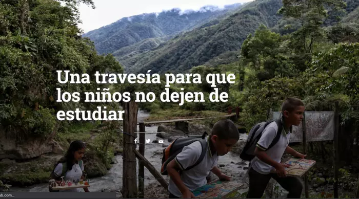 Una travesía para que los niños no dejen de estudiar