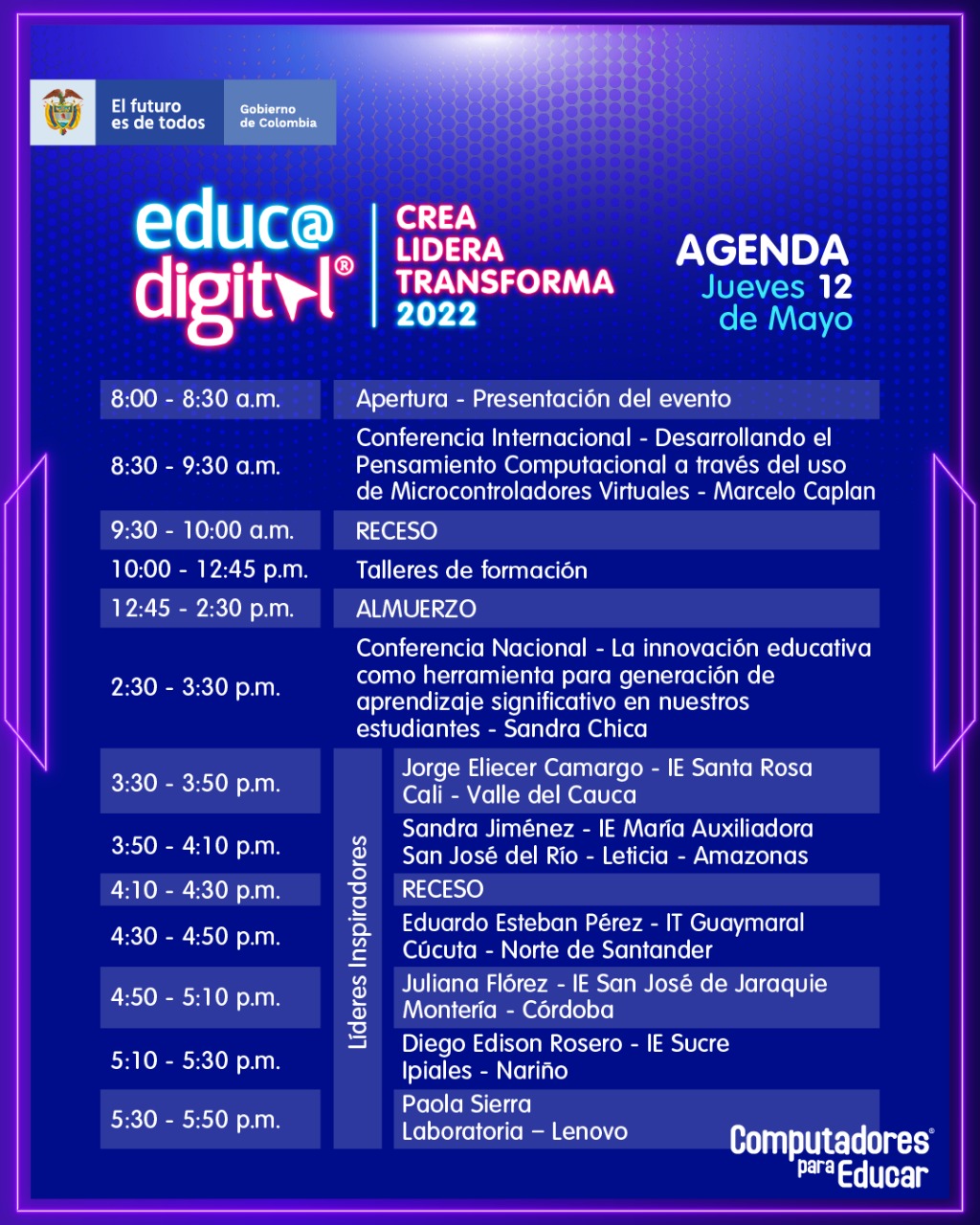 Programación Jueves