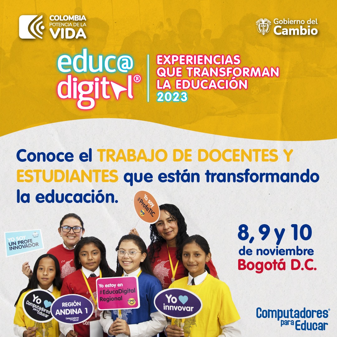 Fechas del Educa Digital Nacional 2023