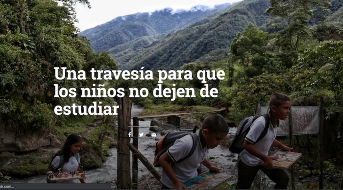 Una travesía para que los niños no dejen de estudiar