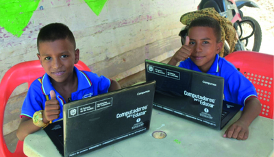 Comprados 934 computadores nuevos para los niños del Cesar: Karen Abudinen, ministra TIC